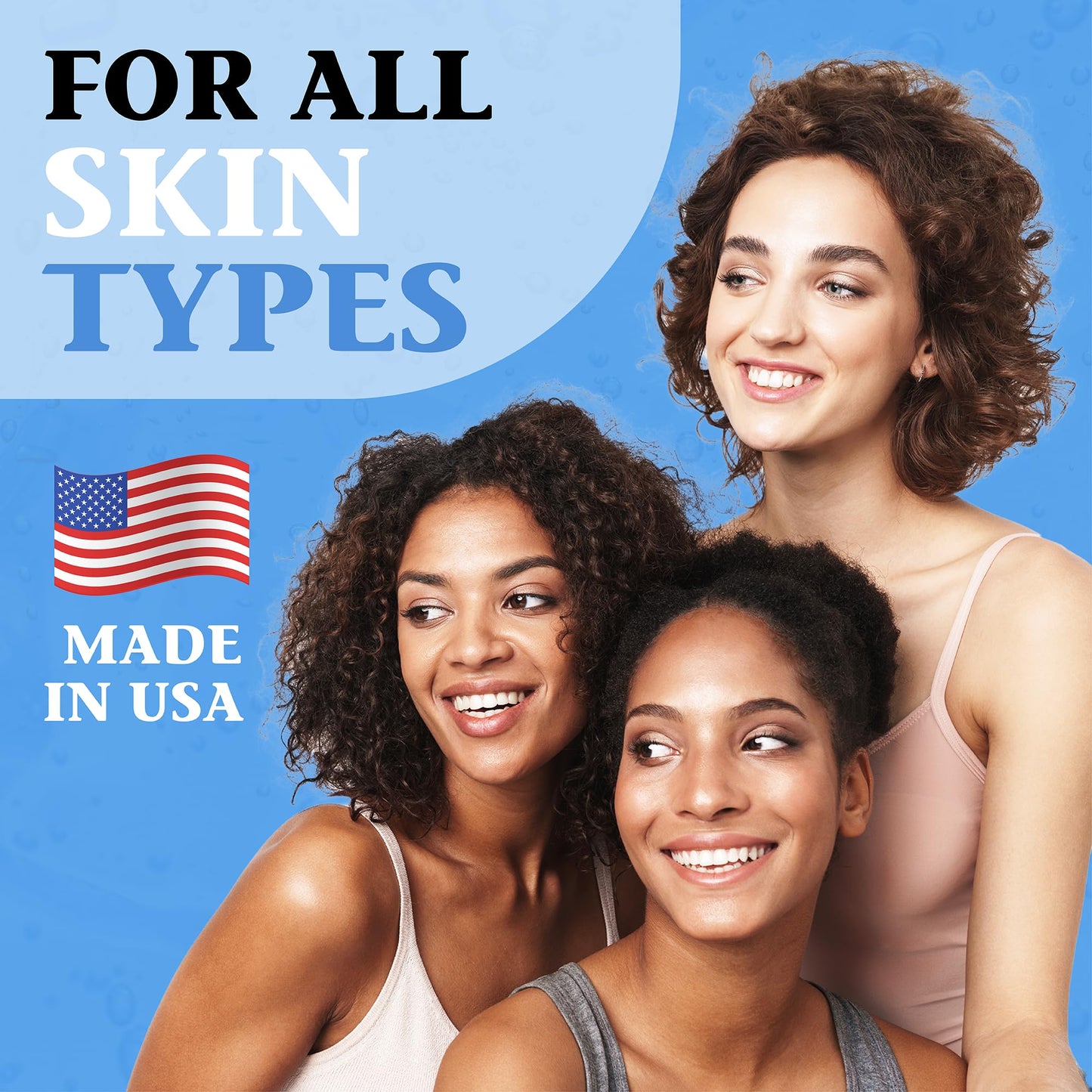 Pure Hyaluronic Acid Face Serum for Women - For Dull, Dry Facial Skin w/Ultra Moisturizer HA Acido Hialuronico - Anti Aging Daily Plumping Hydrating Skincare Serum - Alcohol Fee - Made in USA