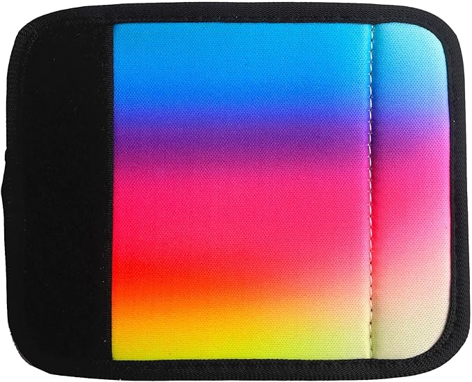 5 Pack Neoprene Luggage Handle Wraps Bright Luggage Tags/Identifiers/Marker/Grips Travel Accessories for Airplane/Flying/Luggage (Gradient)