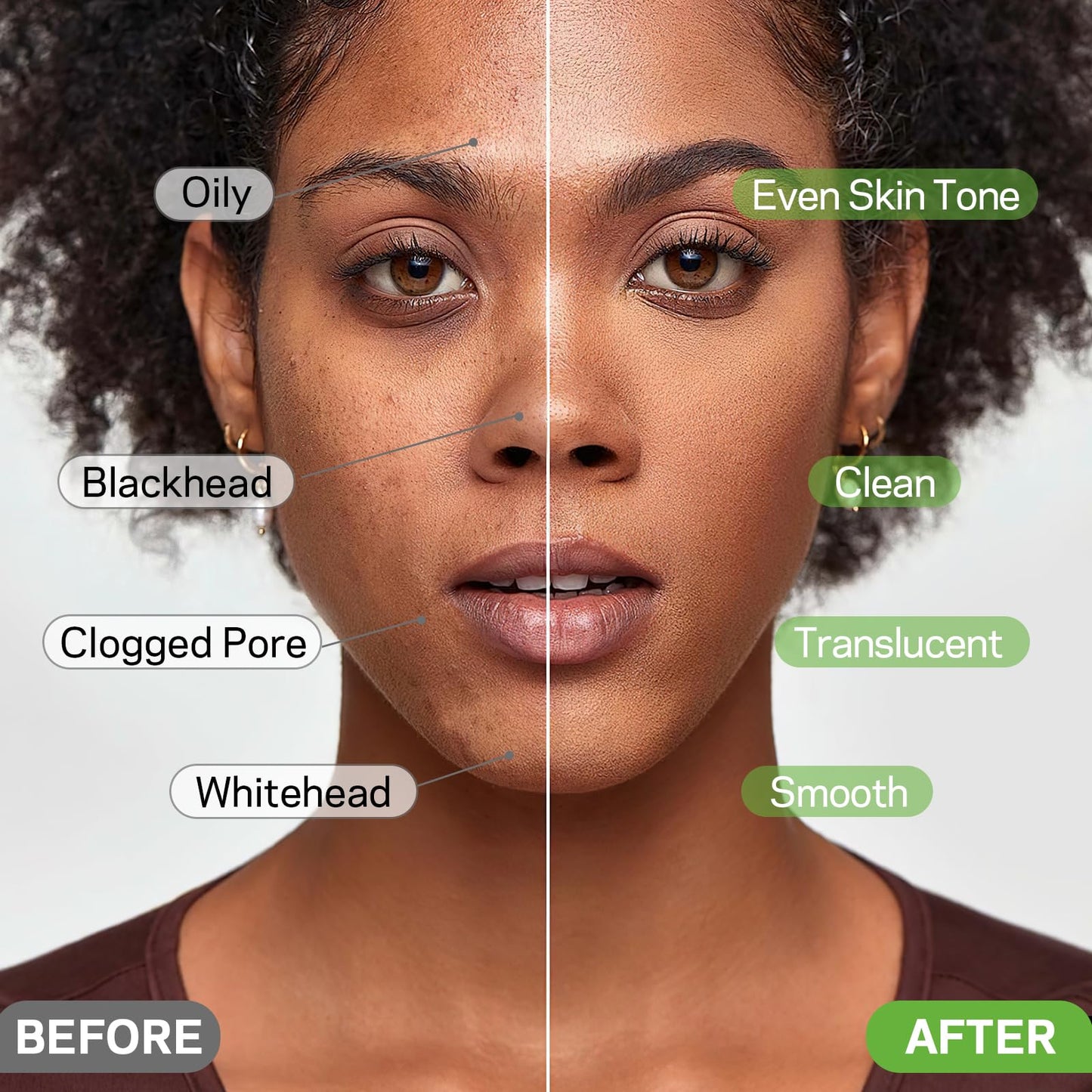 AMOADO Blackhead Remover Mask, Charcoal Peel Off Face Mask Kit, (100g) Deep Pore Cleans,Oil Control, Blackheads Removal Peel Off Black Mask for Men & Women – Includes Brush,Extractor Tool