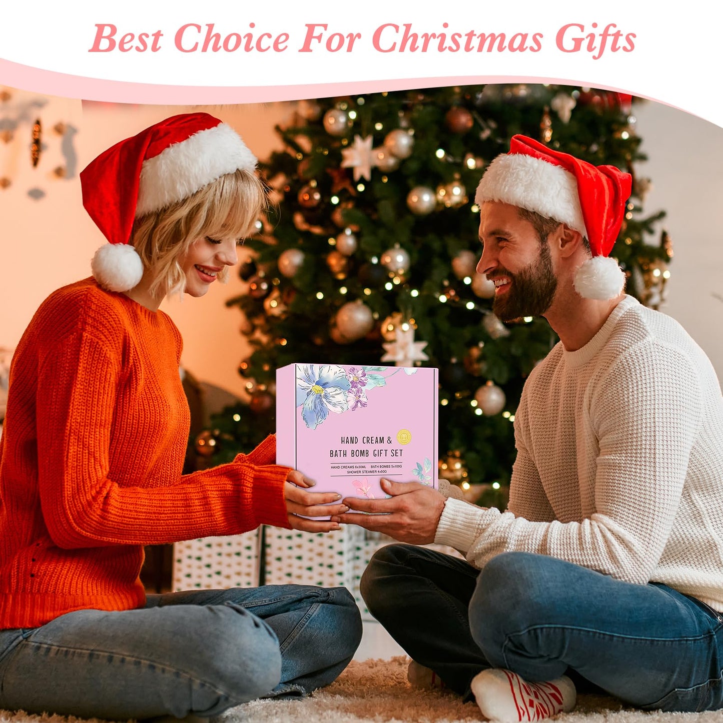 Bath Bombs for Women, Mothers Gifts Day for Mom, Relaxing Spa Baskets Gift Set, Self Care Gifts for Women, Birthday Bombs Gifts for Mom, Coworker, Teacher, Nurse