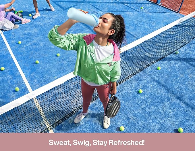 26 oz Insulated Water Bottle with 2-in-1 Straw and Spout Lid, Keep Cold 24H, Leak-Proof, Fits in Car Cup Holder, Stainless Steel Water Bottle for Sports, Travel, Gym, and School (Dried Rose)