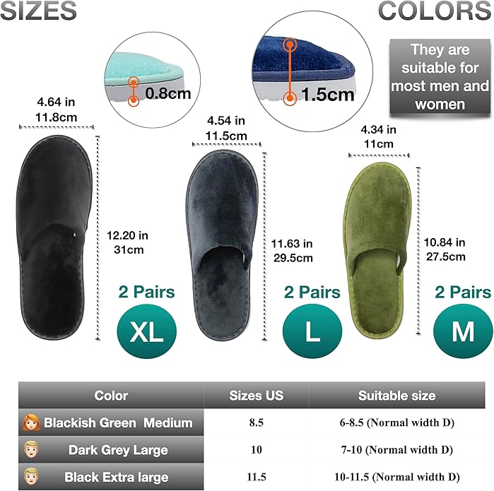 6-10 Pairs Spa Slippers, Non Slip Disposable Slippers For Guest, Washable Reusable, Which Can Be Used As Women Men, House, Indoor, Bathroom, Bedroom, Hotel, Bride Slippers