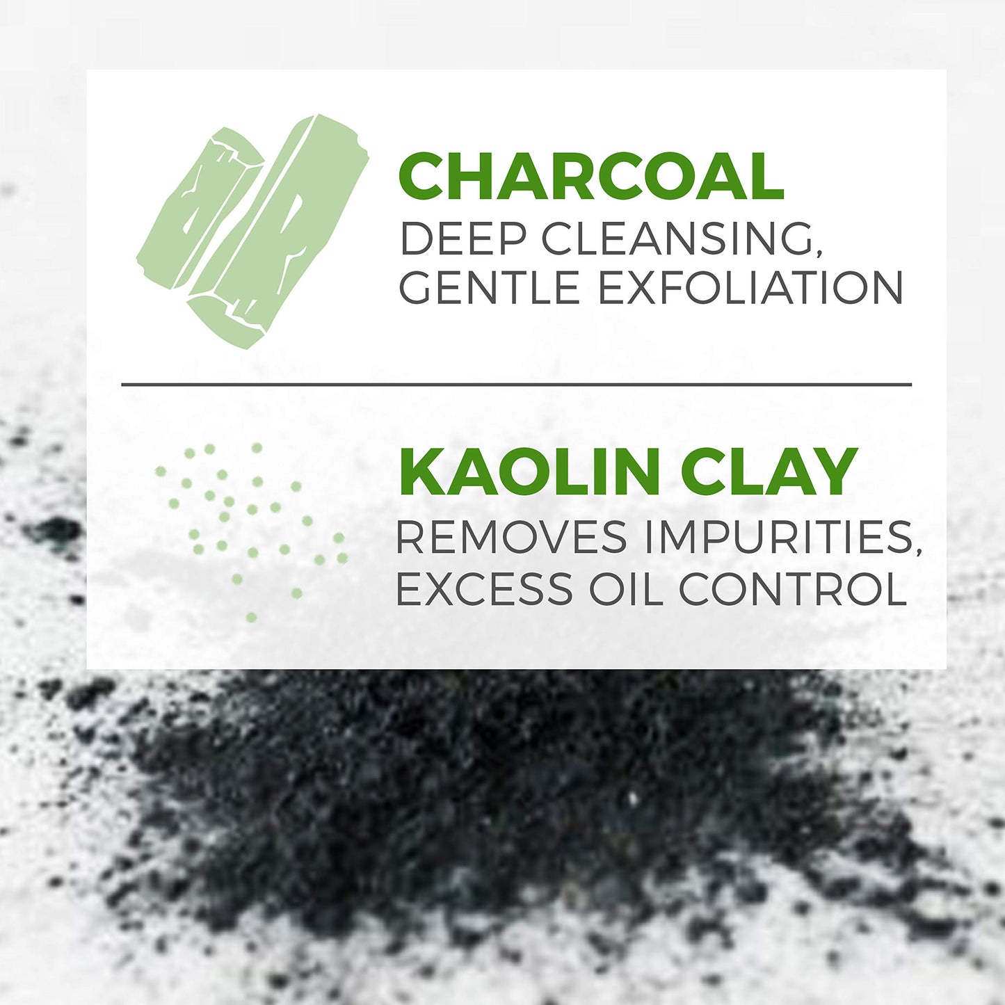 Rustic Maka Deep Cleansing Charcoal & Clay Soap Bar – Activated Charcoal Face & Body Soap for Acne-Prone, Oily, and Sensitive Skin – Kaolin Clay Formula for Pore Cleansing & Oil Control