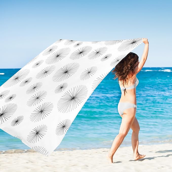 Beach Blanket, Waterproof Sandproof Beach Mat Lightweight Outdoor Picnic Blanket for Travel, Camping, Hiking