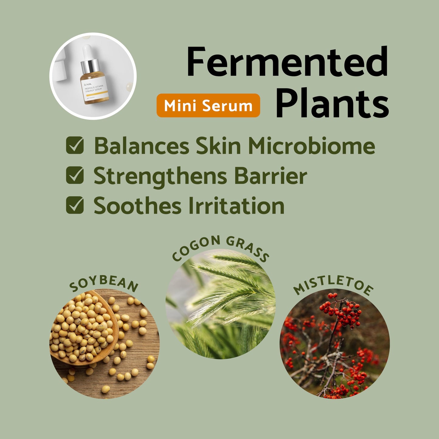 iUNIK Propolis Vitamin Eye Cream Set (Eye Cream 1.01 fl.oz. & Mini Serum 0.51 fl.oz.) - Featuring Propolis Extract, Idebenone, Buckthorn