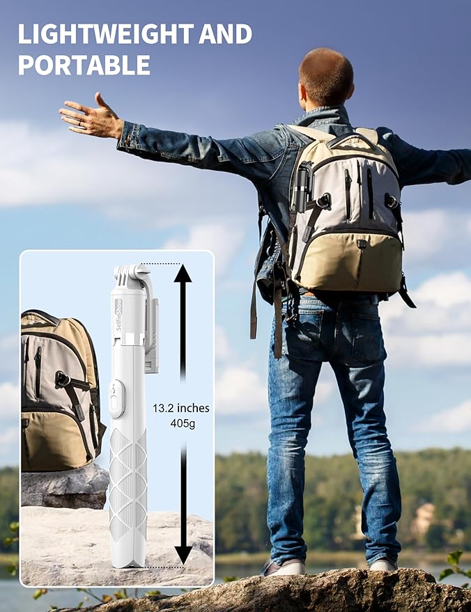 71" Phone Tripod Selfie Stick, All-in-1 with Remote, Extendable Cell Phone Tripod for iPhone, Smartphone Stand for Selfie/Video Recording/Photo/Live Stream/Vlog