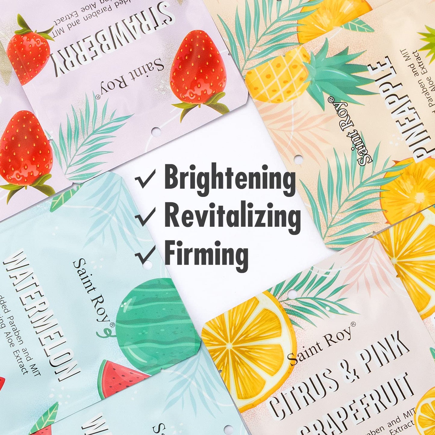 8 Pack Sheet Face Mask Skincare, Hydrating Face Masks Suitable for Dry Skin, Bulk Facial Mask Set for Women Skin Care, face sheet Masks Gifts Set for skin Spa Christmas Gifts for Women