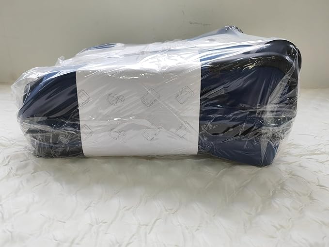 KROSER Carry On Underseat Multi-functional, 16-inch Underseater Lightweight Overnight Suitcase for Women, Haze Blue