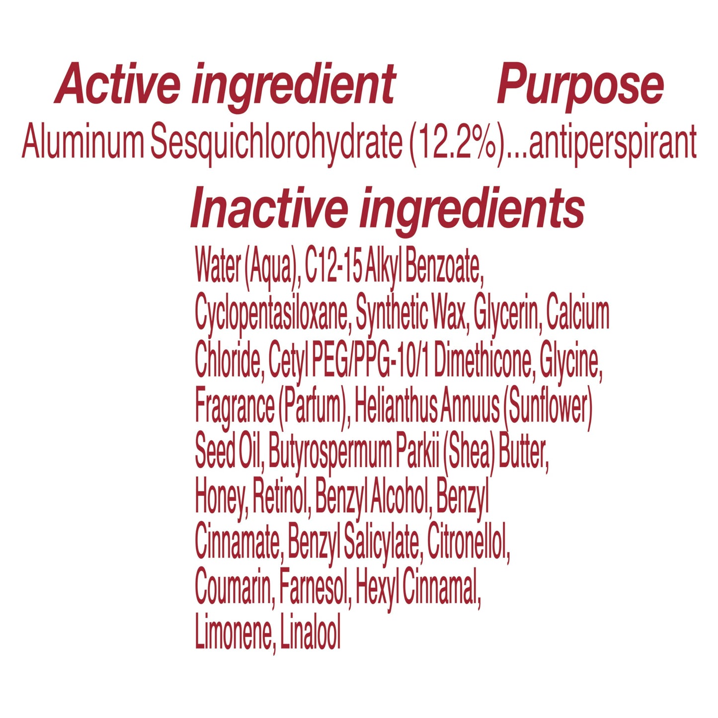 SheaMoisture Antiperspirant Deodorant Stick Smoothing Manuka Honey & Retinol (Pack of 2) for 48HR Sweat & Odor Protection with No Parabens & No Mineral Oil 2.6 oz