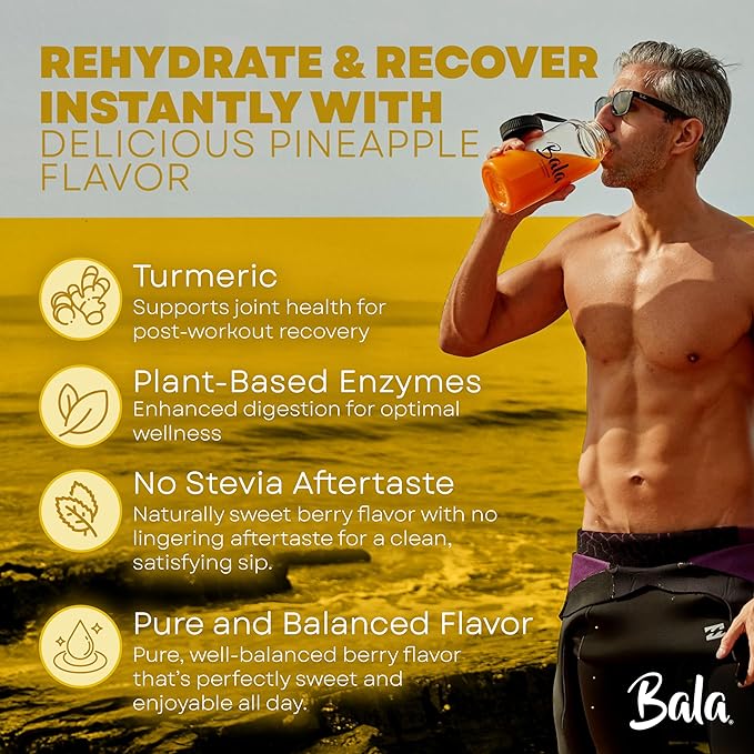 Bala Enzyme Sugar-Free Drink Mix - Pineapple 0.25oz (8 Count)