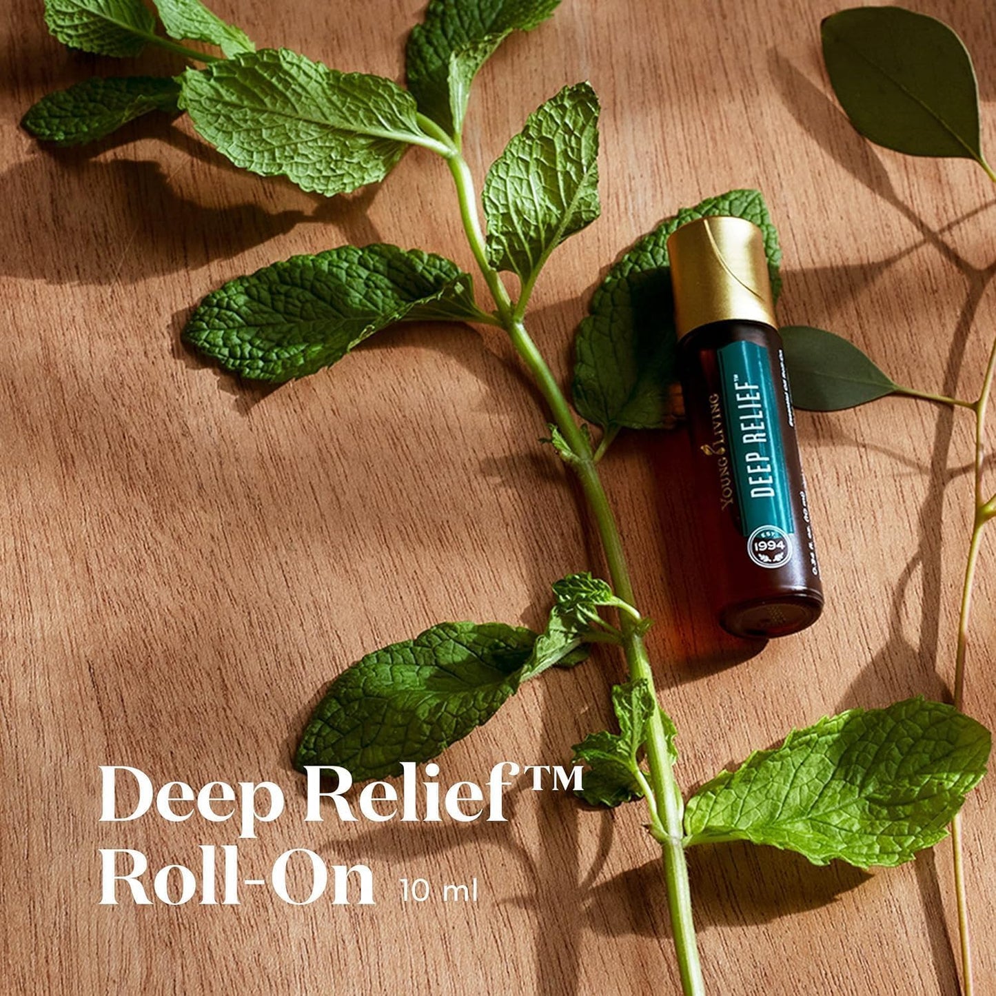 Young Living Deep Relief Roll-On | 10 ml | Cooling Essential Oil Blend for Topical Use | Compact & Travel-Friendly