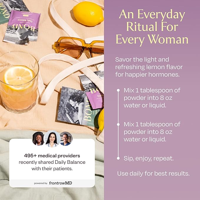 BOND Hormone Balance for Women 20 Travel Packs - Prenatal Vitamins - Supports Menstrual Cycles, Ovulation, Nutrient Levels - Folate, Folic Acid, Inositol, Probiotics, NAC, Vitamin C + Antioxidants