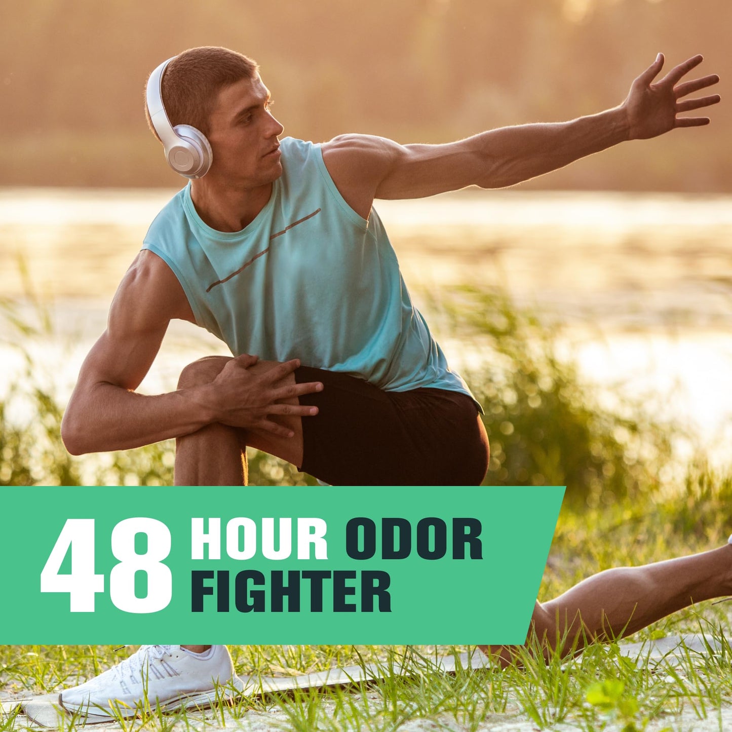 Every Man Jack Men's Pro Deodorant - 48-Hour Odor Defense Blend - Aluminum Free - Contains Postbiotics, Tapioca Stach & Oat Powder - Coastal Surf Scent - 2.6 oz (1 Pack)