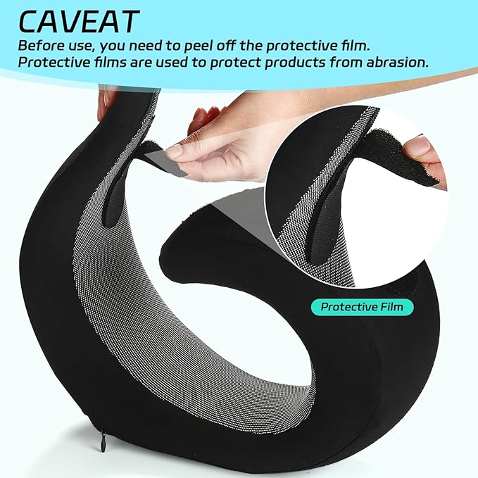 2024 New Memory Foam Travel Pillow for Airplanes,Neck Pillow for Traveling,Neck Plus Travel Pillow,Neck Plus Travel Neck Pillow