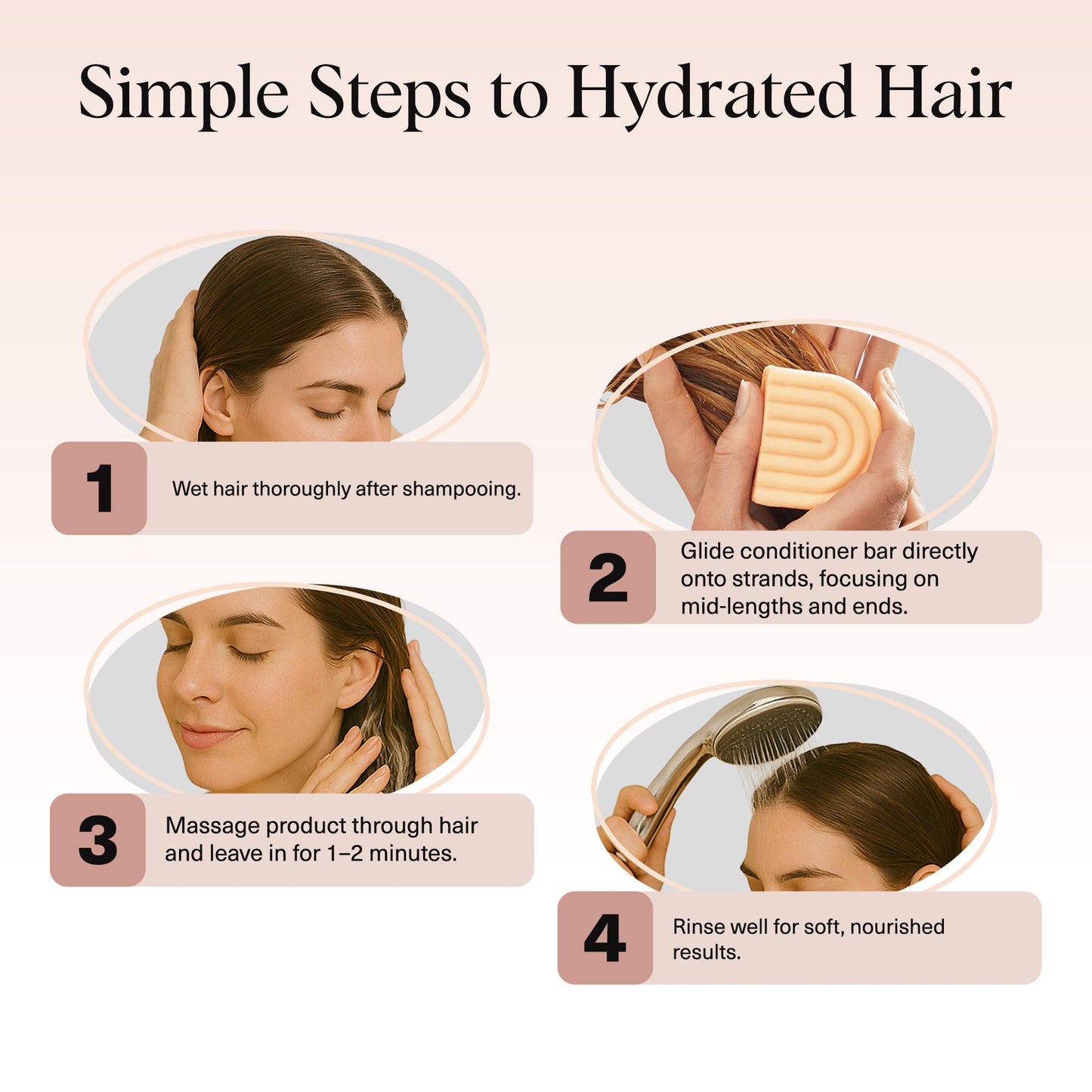 Kitsch Coconut Oil Conditioner Bar - Hair Conditioner For Women and Men - Deep Moisturizing, Nourishes, Hydrate & Soften Damaged Dry Hair - Silicone, Paraben & Sulfate Free - 2.7 oz