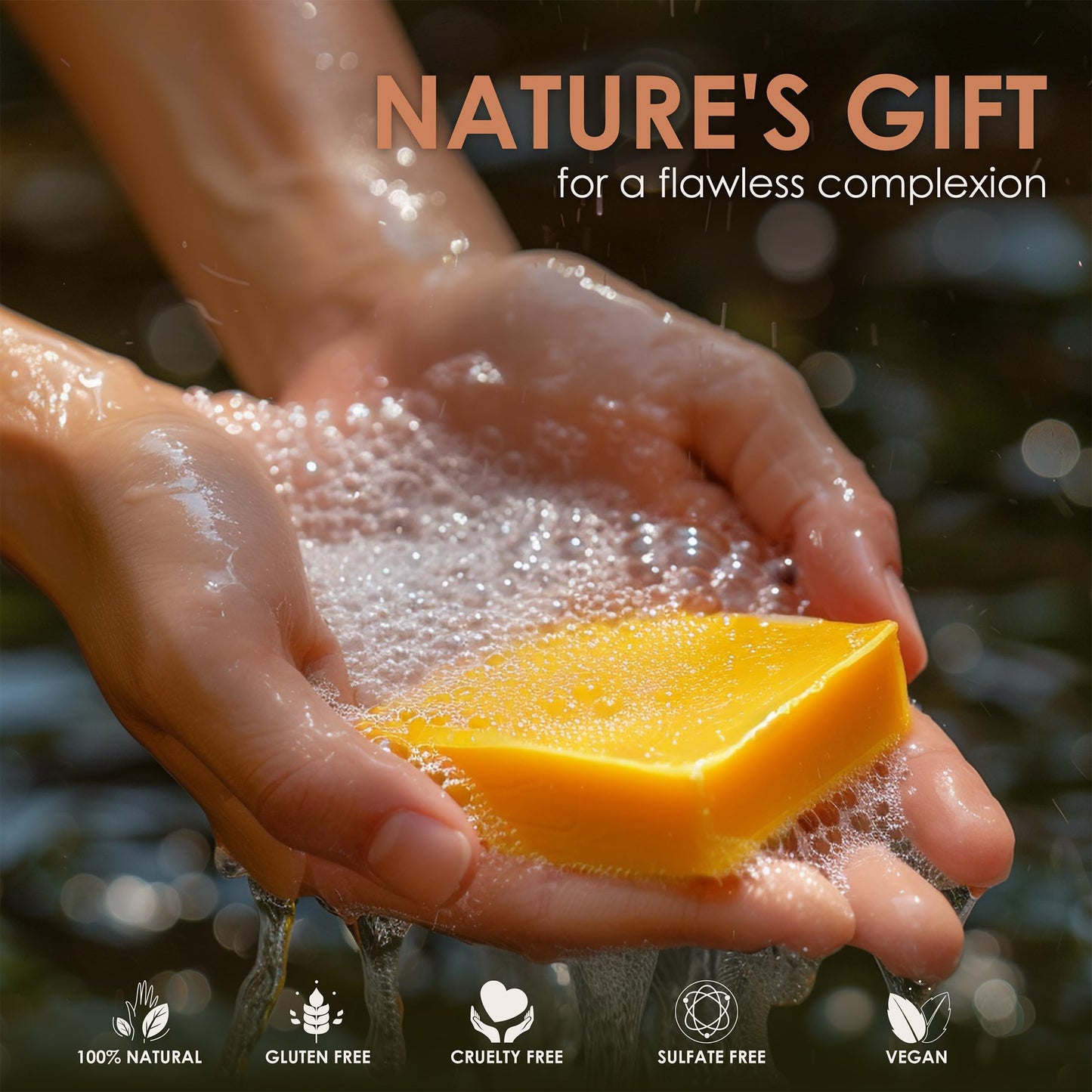 SimpleField Turmeric and Kojic Acid Soap Bar for Reduce Dark Spots & Even Skin Tone – With Vitamin C, Glycerin & Tea Tree Oil – Gentle Cleanse & Hydration for Face & Body (2 Pack)