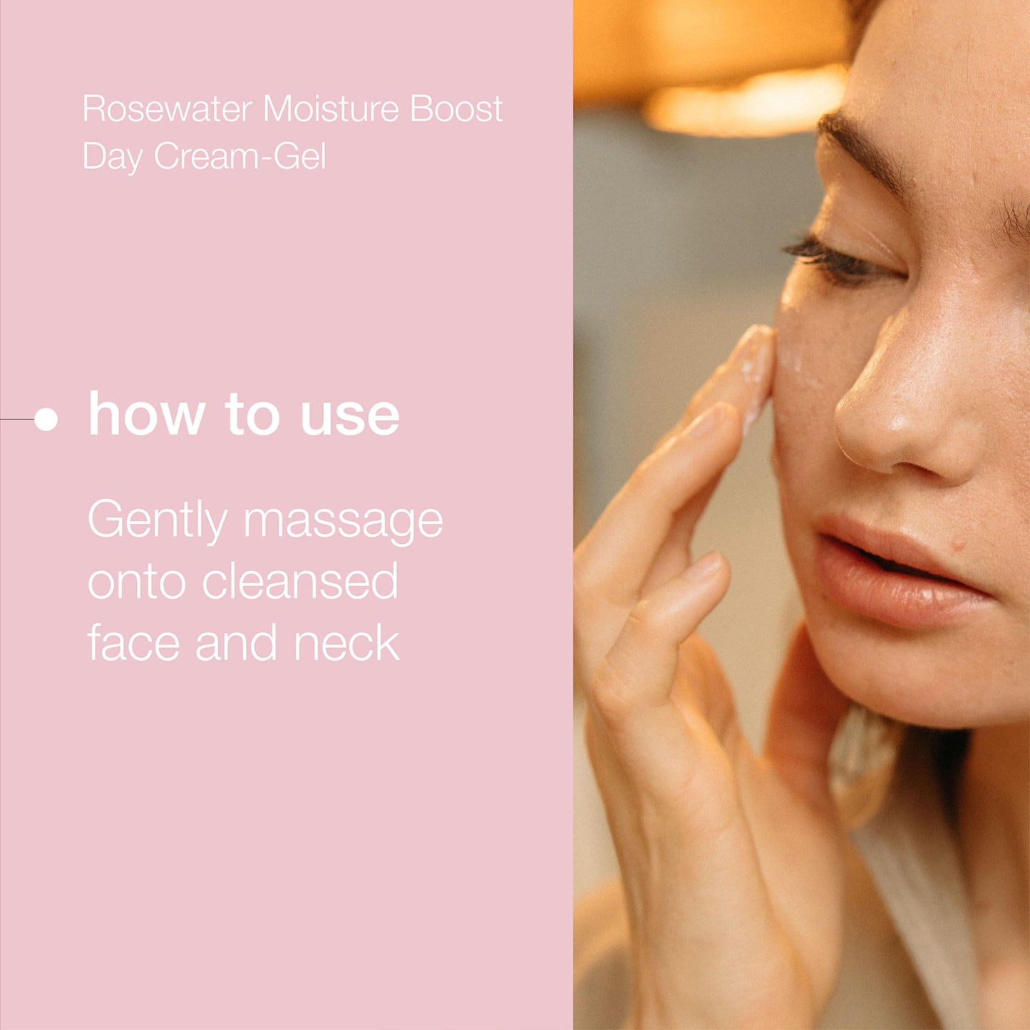 Natio Australia Rosewater Hydration Moisture Boost Day Cream-Gel, 2.5 oz - Face Cream with Shea Butter - Face Moisturizer for All Skin Types