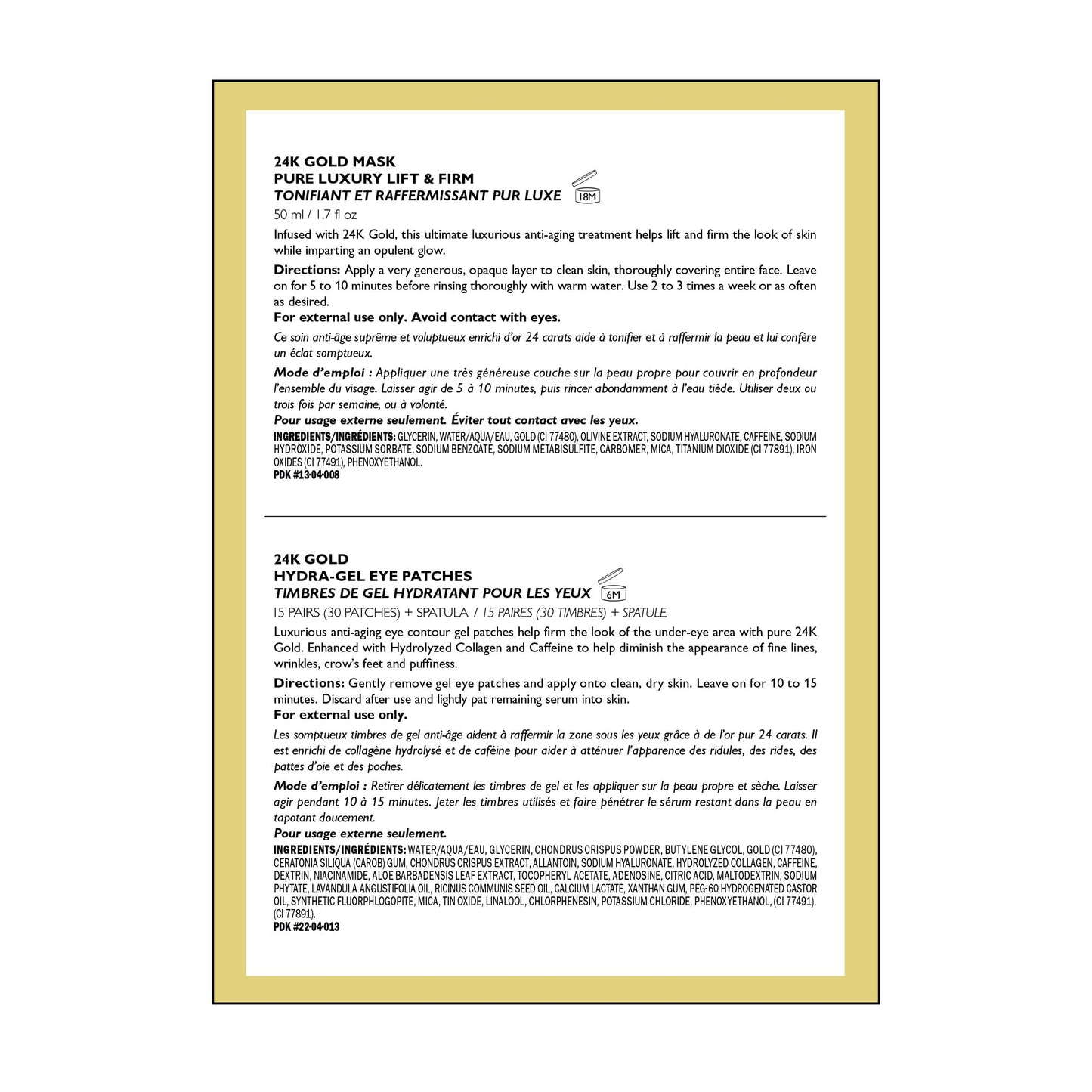 Peter Thomas Roth | 24K Gold Glow-Up 2-Piece Kit