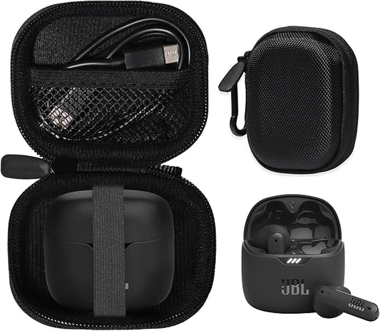 Alltravel Earbuds Case for Tune Flex True Wireless Noise Cancelling Earbuds (Black)