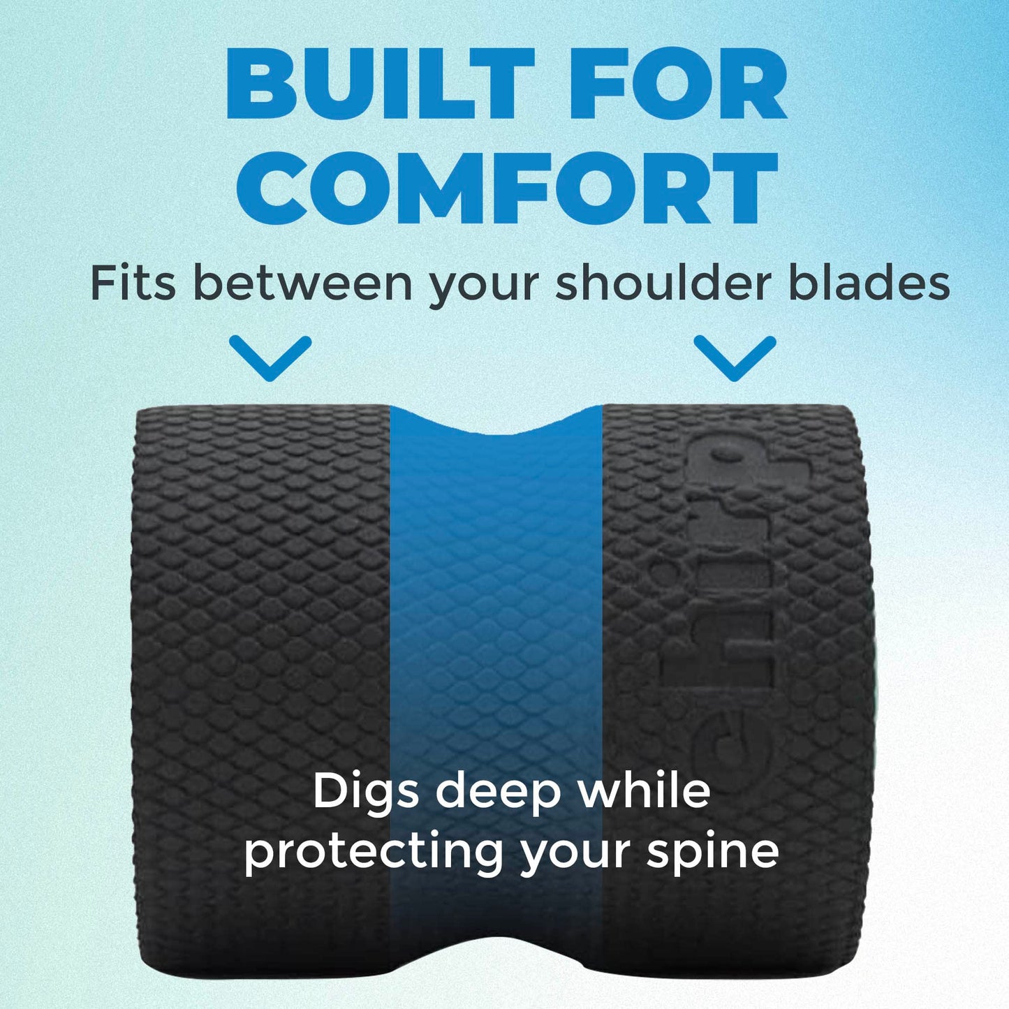 Chirp Wheel Foam Roller – Targeted Back & Neck Relief, Lumbar Spine Stretcher, Spinal Decompression Back Stretcher, Massage Roller with Density Foam for Physical Therapy, Supports 500lbs, 4-Inch Mint