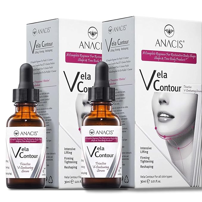 Advanced Neck Serum – V line Jawline - Fine Lines - Neck Wrinkles - Sagging Skin - Serum for Women and Men. Anacis (2 pack x 30ML)