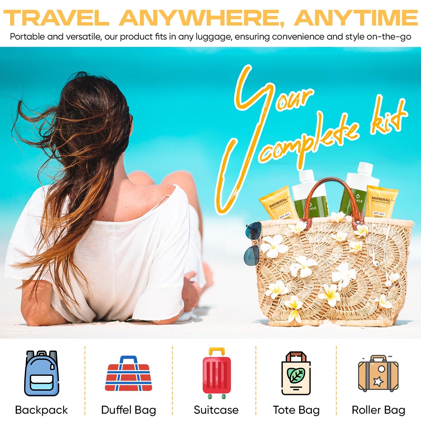 Fake shampoo & Sunscreen, Hidden Liquor Smuggling Kit, Flasks for Travel, Smuggle Your Booze Anywhere with Discretion -By AKALE, 1,246 ML