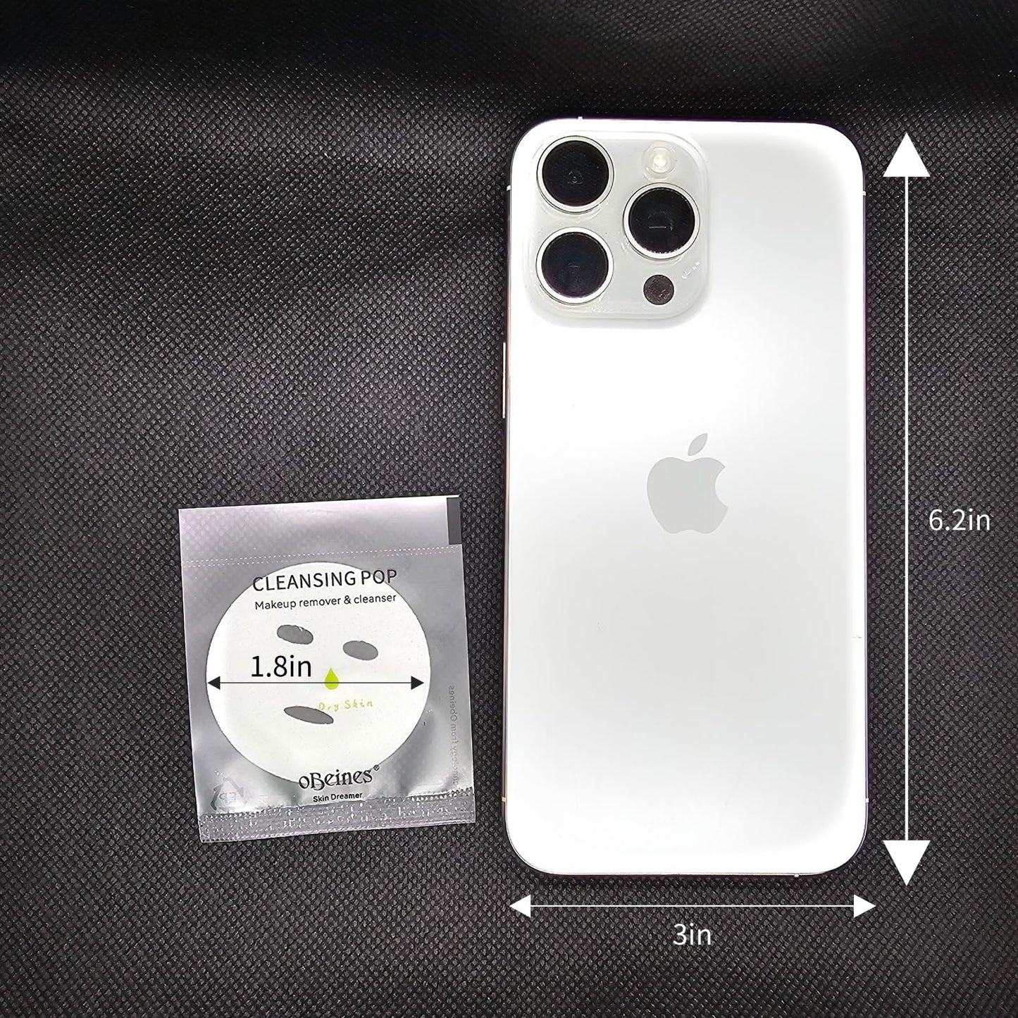 Travel Size Face Wash Melts for Oily Skin, Water-Activated Face Cleanser, 2-in-1 Cleansing & Makeup Remover Pad Soap With Amino Acid, Refreshes Skin Moisturizing Facial Cleanser, 20ct