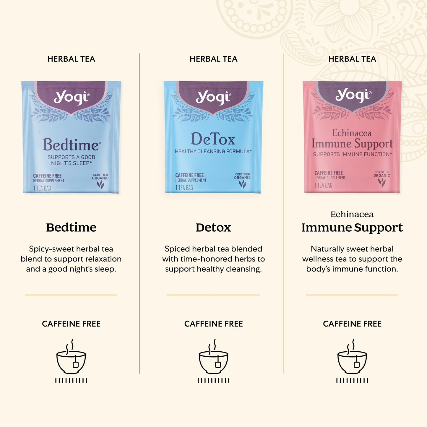 Yogi Organic Tea Sampler Gift Box (45 Tea Bags) Assorted Delicious Wellness Blends - 9 Favorite Herbal, Green & Black Varieties