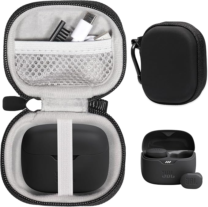 Alltravel Earbuds Case for Tune Buds - True Wireless Noise Cancelling Earbuds (Black)