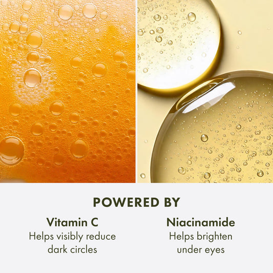 Origins GinZing Brightening Eye Cream with Vitamin C & Niacinamide| Visibly Reduces Dark Circles, Warm, 0.5 Fl Oz