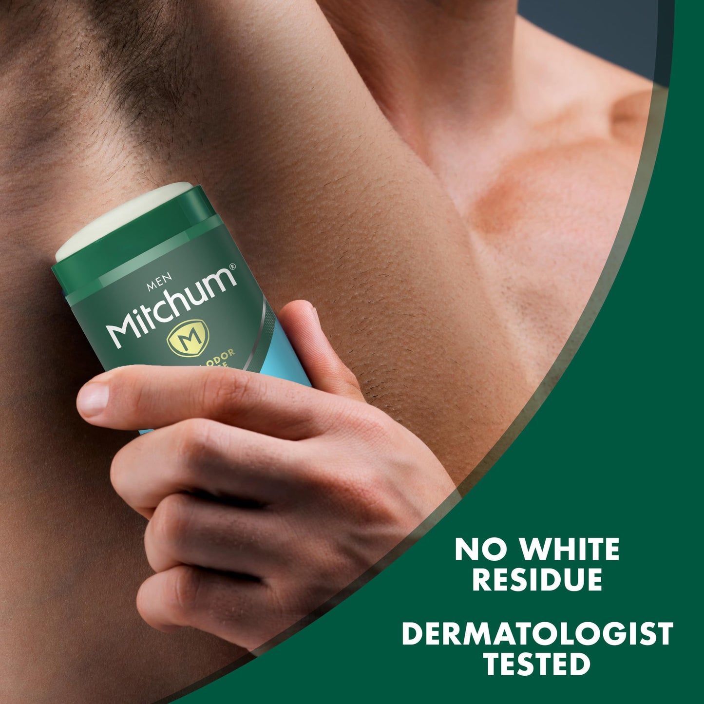 Mitchum Men's Deodorant, Antiperspirant Stick, Triple Odor Defense Invisible Solid, 48 Hr Protection, Dermatologist Tested, Clean Control, 2.7 Oz