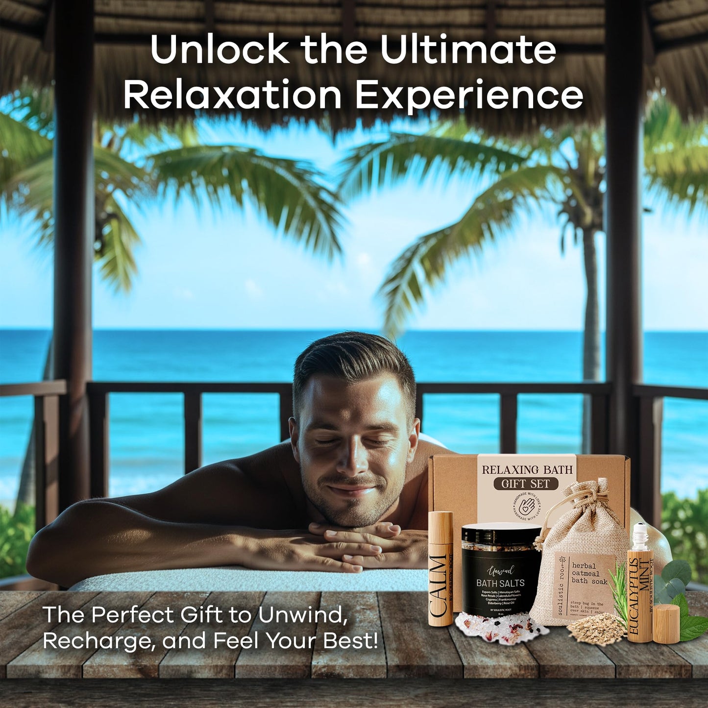 Soulistic Root Eucalyptus Mint Essential Oil Roll On – Aromatherapy Blend w/Peppermint, Spearmint, Rosemary – Breathe Rollerball for Self Care, Spa, Energy, Wellness – 10ml Bottle - for Men & Women