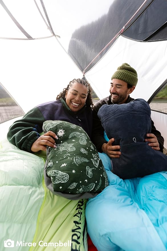 Therm-a-Rest Compressible Cinch Camping and Backpacking Pillow, Small - 12 x 16 Inch, Woodland