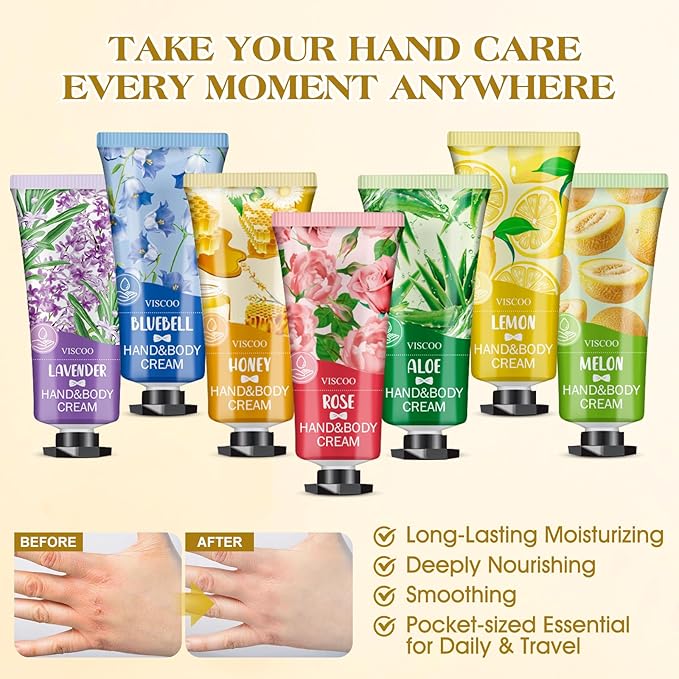 84 Pack Bulk Hand Cream Gifts Set for Women,End of Year Teacher Gifts,Teacher Appreciation Gifts,Graduation Gifts,Bridesmaid Gifts,Mom Gifts,Moisturizing Hand Lotion Travel Size Birthday Gifts