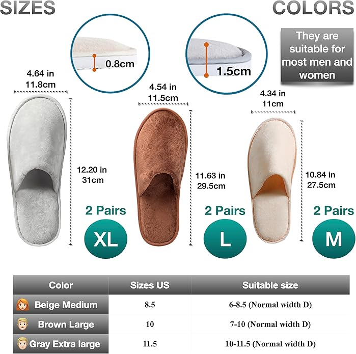 6-10 Pairs Spa Slippers, Non Slip Disposable Slippers For Guest, Washable Reusable, Which Can Be Used As Women Men, House, Indoor, Bathroom, Bedroom, Hotel, Bride Slippers