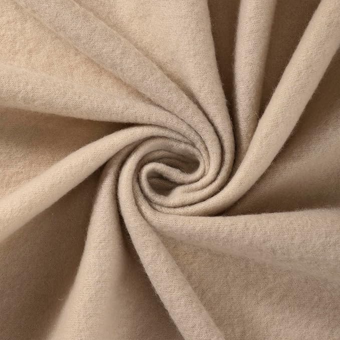 CAI TENG Fleece Throw Blanket Bulk Pack of 6 Lightweight Warm Throws Soft Cozy 50 x 60 inch Pet-Friendly Khaki