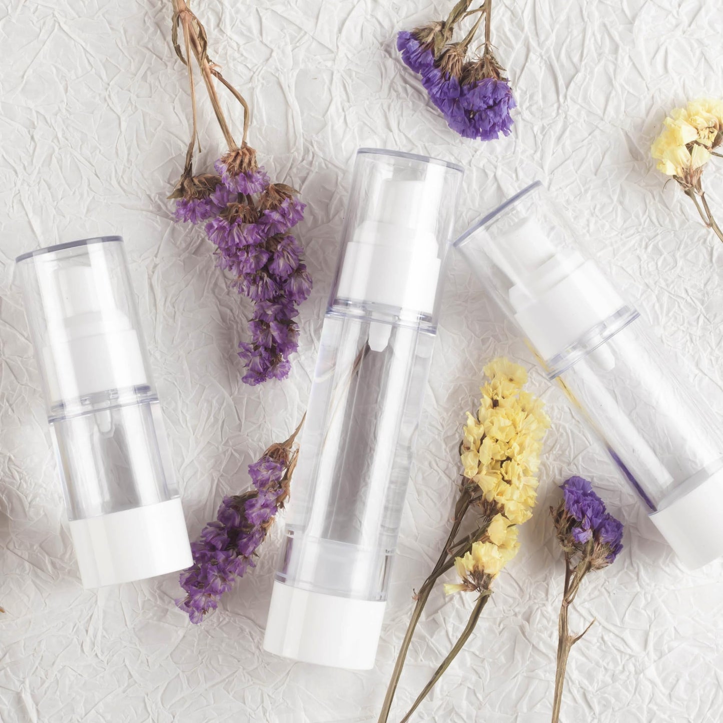 GIVITASOT 1OZ/30ML Airless Pump Small Spray Bottle, 6 Pack Vacuum Travel Spray Bottle, Fine Mist Mini Bottle for Toner Perfume Makeup Water Liquid Makeup Tool