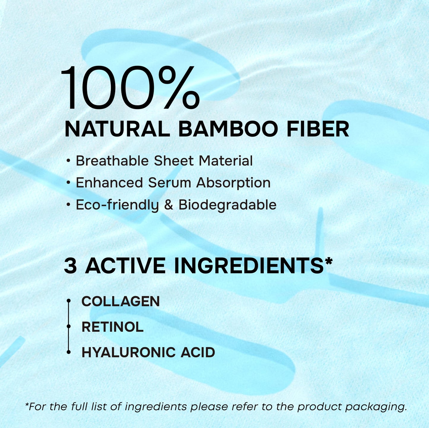 SimplyVital Collagen Facial Mask with Retinol & Hyaluronic Acid - Hydrating Face Masks Skincare - Visibly Firming and Lifting T Line & V Line Sheet Mask for Women - Mascarillas Para la Cara - 7 Pack