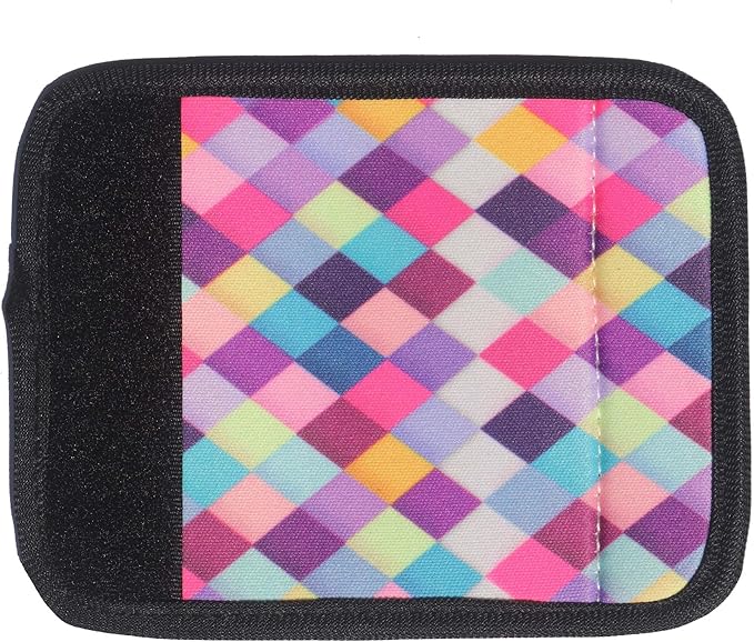 5 Pack Neoprene Luggage Handle Wraps for Suitcase Travel Luggage Tags/Identifiers/Marker/Grips Travel Accessories for Airplane(Multi-Color)