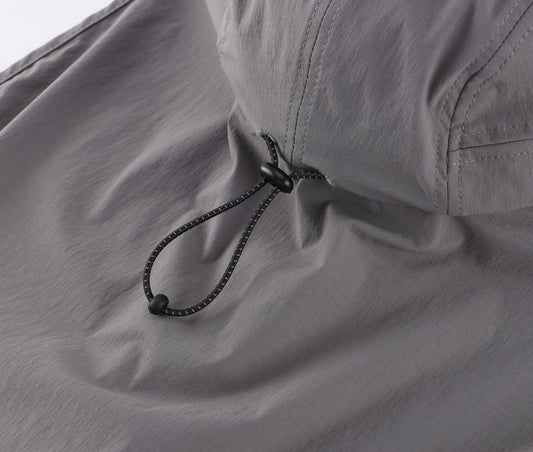 Home Prefer UPF 80+ Sun Hat for Men Women Wide Brim Sun Hat with Neck Flap UV Protection Safari Beach Bucket Fishing Hat Dark Grey