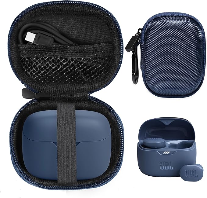 Alltravel Earbuds Case for Tune Buds - True Wireless Noise Cancelling Earbuds (Blue)