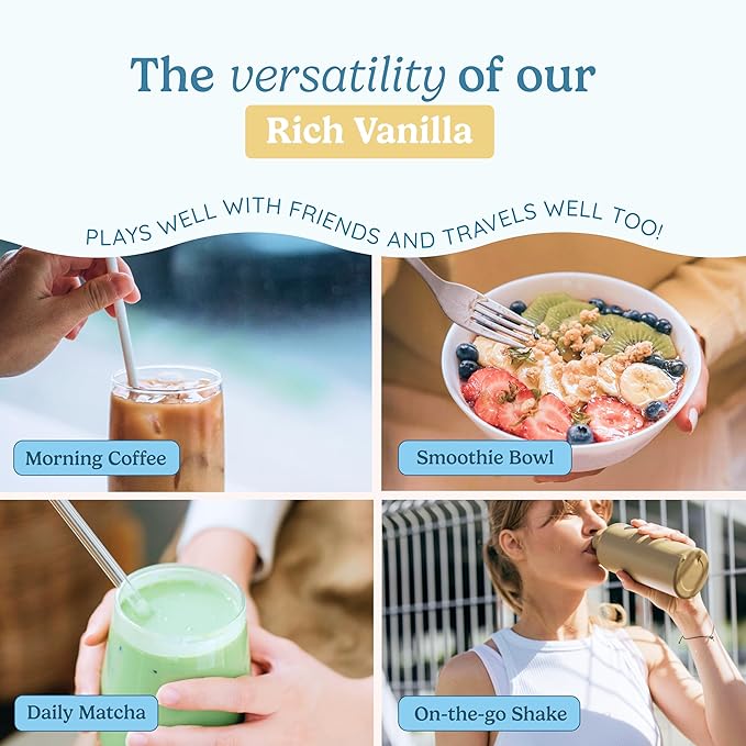 Colostrum Supplement Powder for Gut Health, Immune Support, Muscle Recovery & Wellness | Natural IgG Pure Whole Bovine Colostrum Superfood, Vanilla, 30 Servings