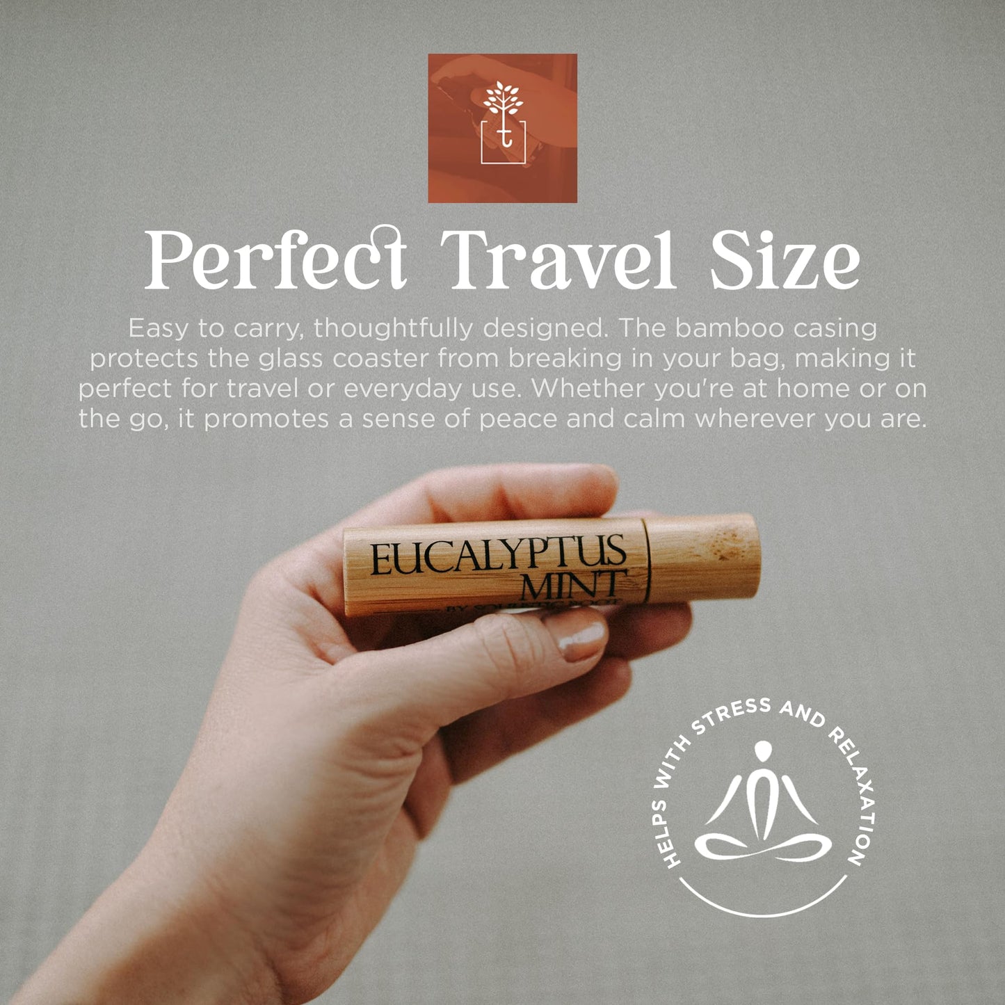 Soulistic Root Eucalyptus Mint Essential Oil Roll On – Aromatherapy Blend w/Peppermint, Spearmint, Rosemary – Breathe Rollerball for Self Care, Spa, Energy, Wellness – 10ml Bottle - for Men & Women