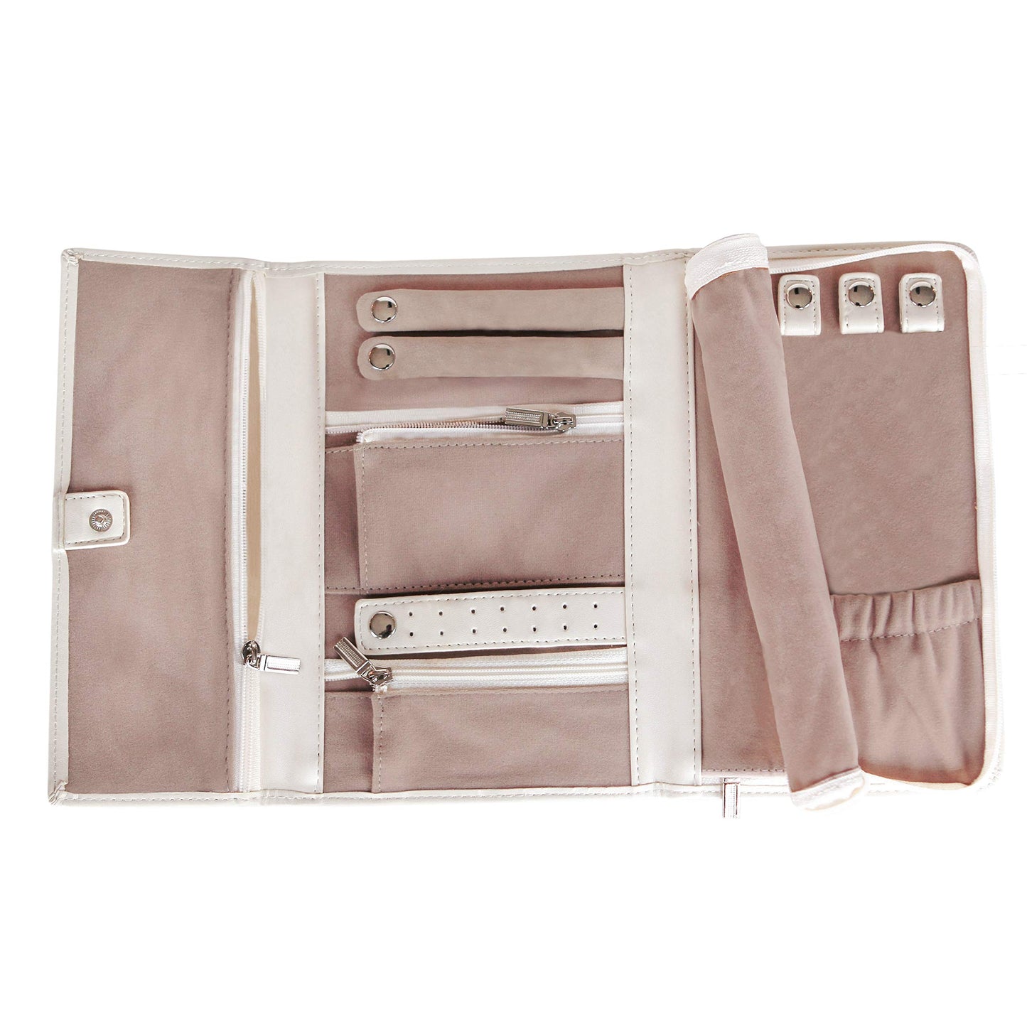 case Elegance Vegan Leather Travel Jewelry Case - Jewelry Organizer [Petite]