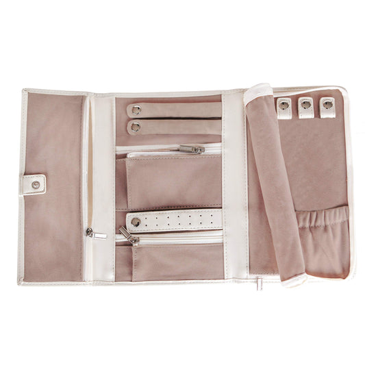 case Elegance Vegan Leather Travel Jewelry Case - Jewelry Organizer [Petite]
