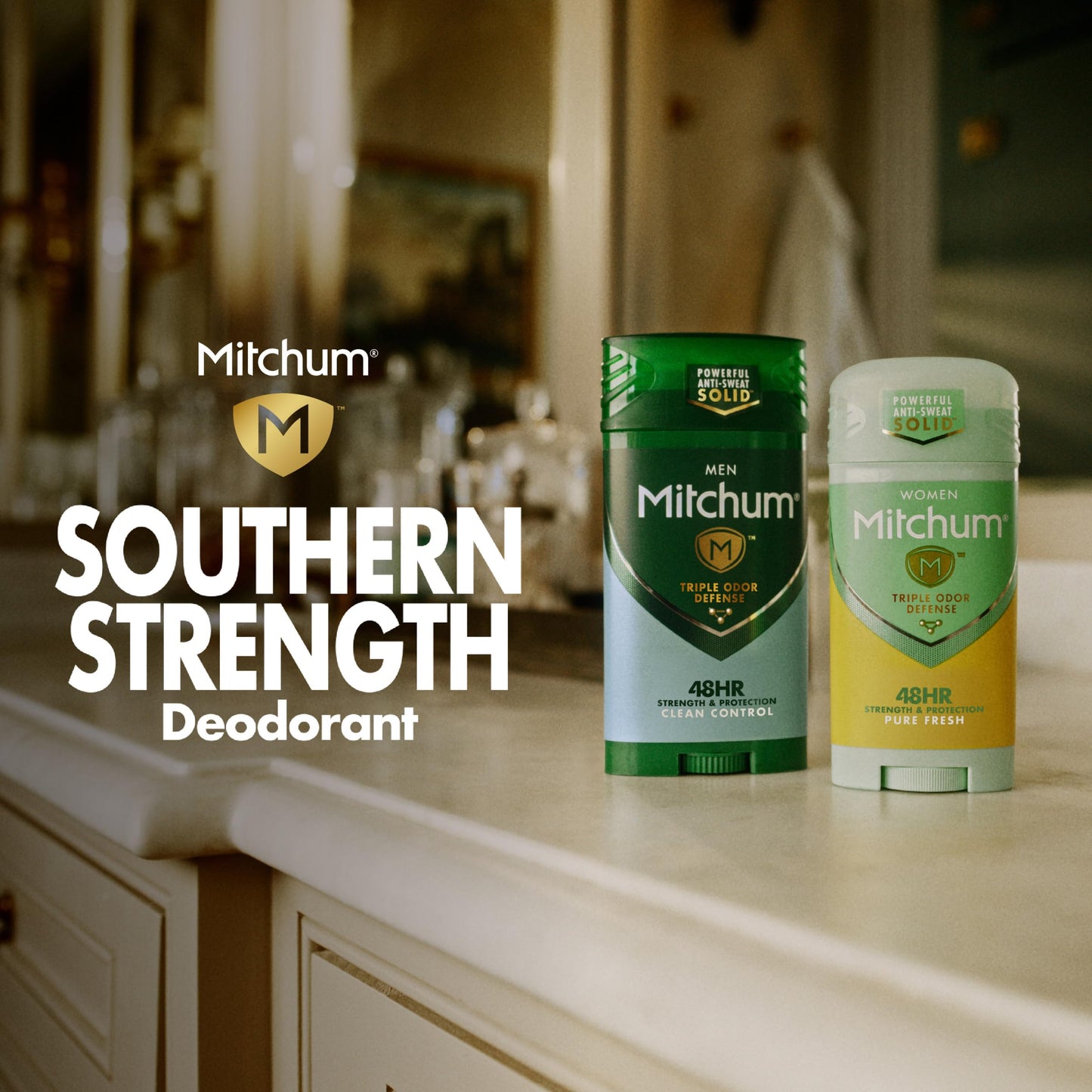 Mitchum Men’s Triple Odor Protection Antiperspirant & Deodorant Gel, Unscented, 48HR Protection, 2 pack