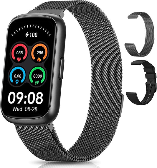 Activity & Fitness Tracker, 24/7 Heart Rate Monitor Smart Watches for Women/Men, Fitness Watches for Women/Men with Step Tracker and Sleep Tracker, IP68 Waterproof Watch for Android Phones/iPhones