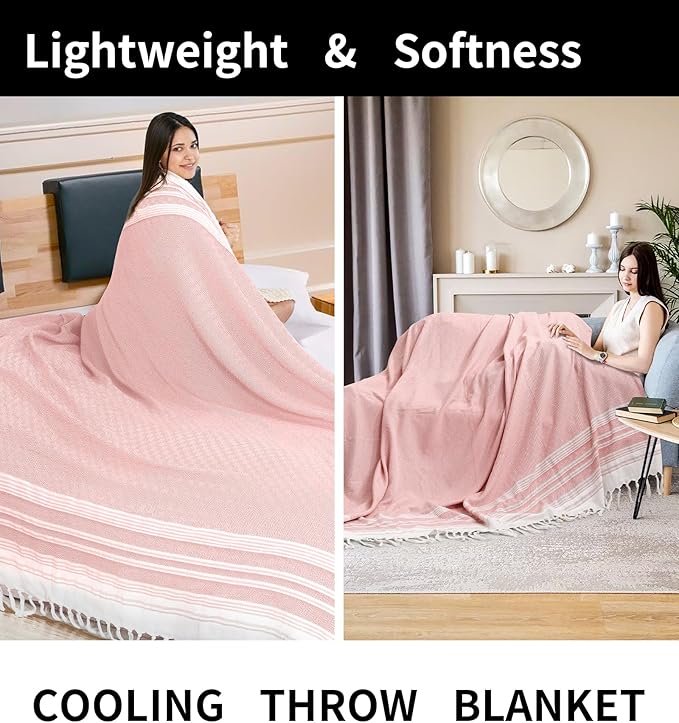 Boho Throw Blanket Soft Cotton Bedroom Decor Aesthetic Bed End Blanket Living Room Accessories Sofa Couch Hammock Chair Patio Outdoor Wester Home Decoration Full Queen King Size Apartment Essential