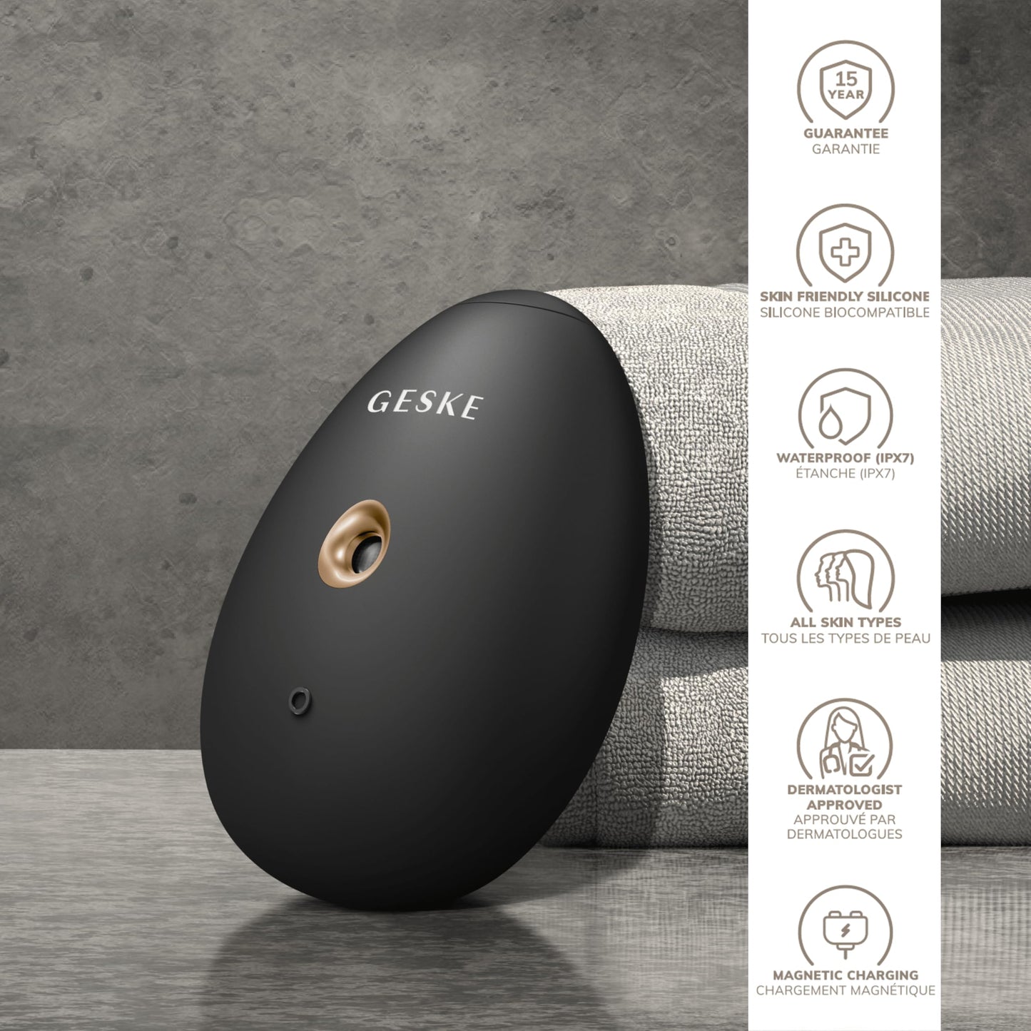 GESKE SmartAppGuided™ Facial Hydration Refresher | 4 in 1 | Water Atomizer | Moisturizing Spray Machine | Face Mister | Humidifier for Natural Glow | Reduce Redness & Dry Skin