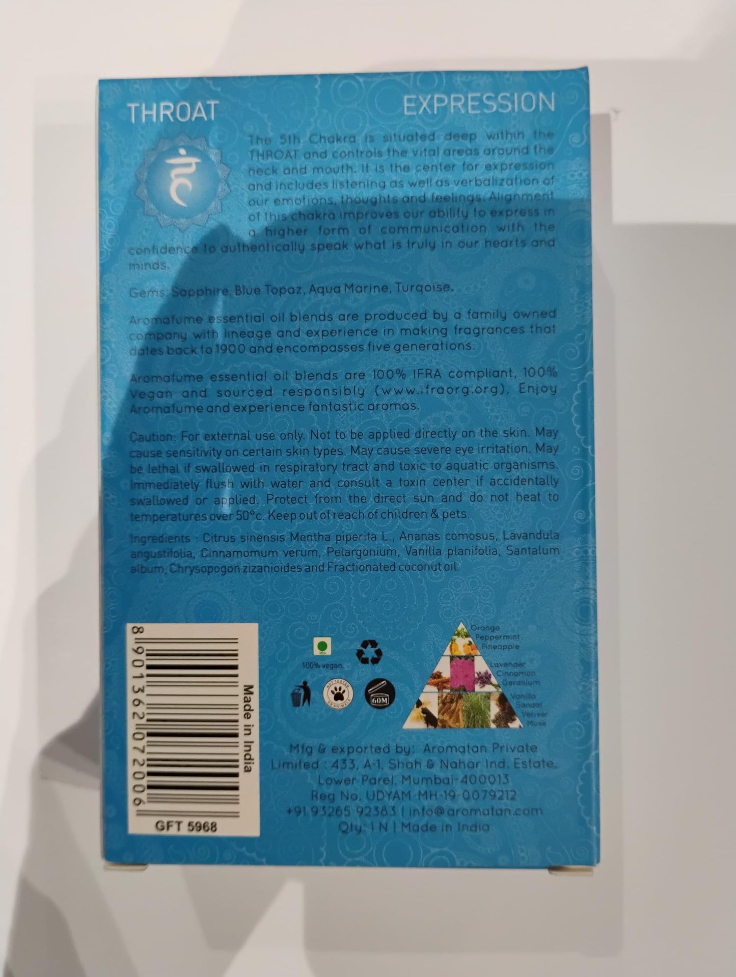 7 Chakra Essential Oil Roll-On Blend Gift Set by Aromafume | 7x 6ml/0.2 fl oz | Aromatherapy Oils for Meditation, Chakra Balance | Yoga & Reiki Gifts | Essential Oil Set for Plexus, Root Chakra & more